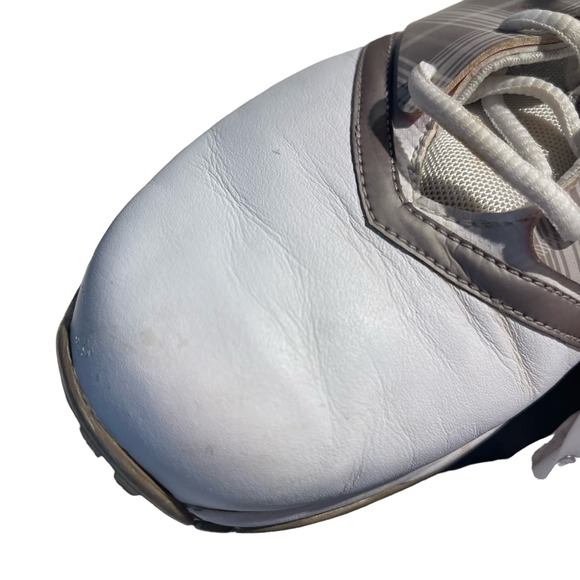 Nike Air Embellish White Golf Shoes gray white Oxford Women's size 7 - Picture 6 of 11